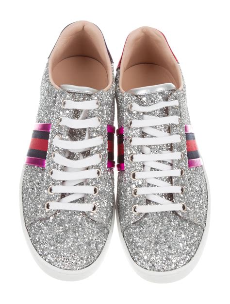 sparkly gucci shoes.